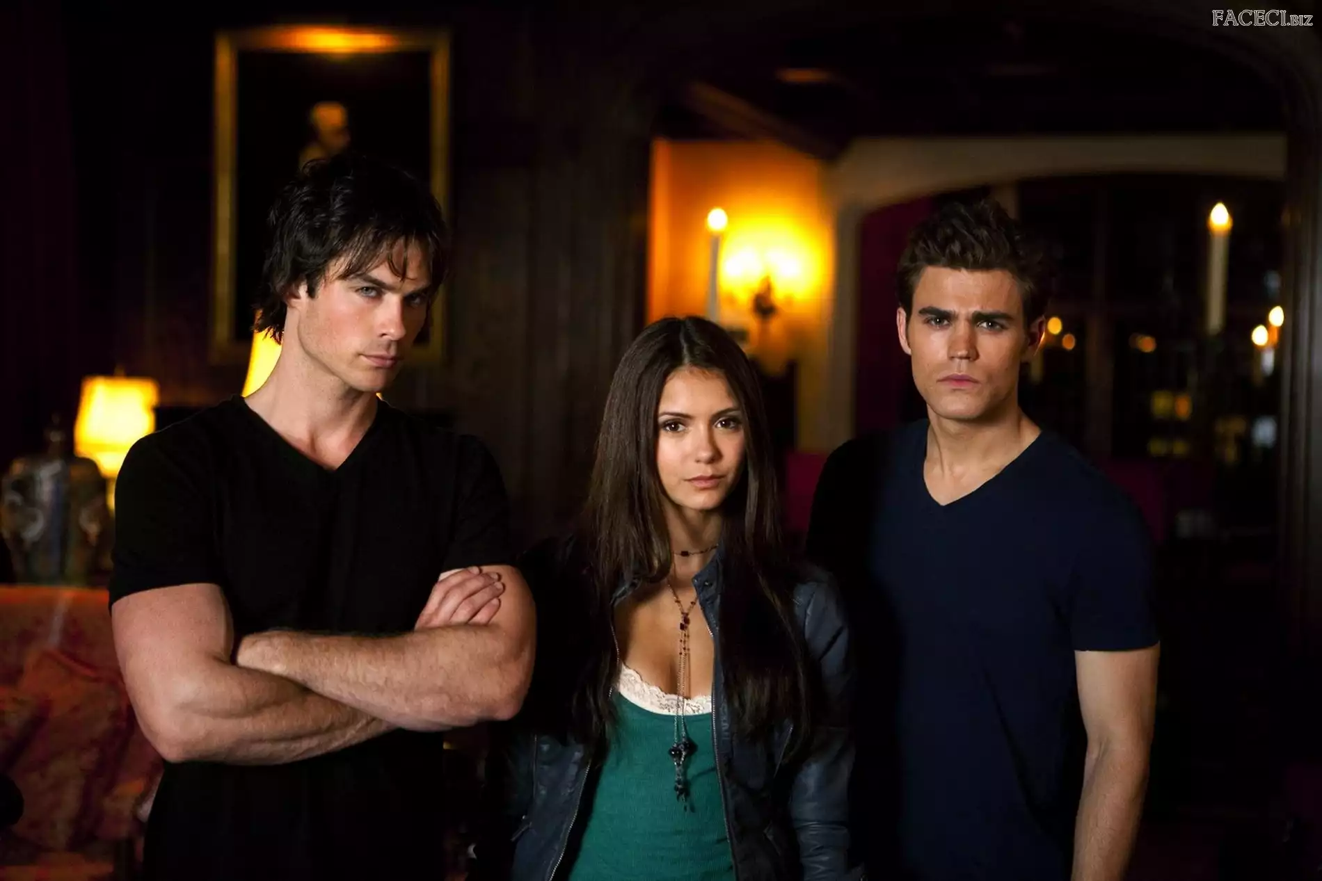 Paul Wesley, Pamiętniki wampirów, Główni, Ian Somerhalder, Nina Dobrev, Aktorzy, The Vampire Diaries